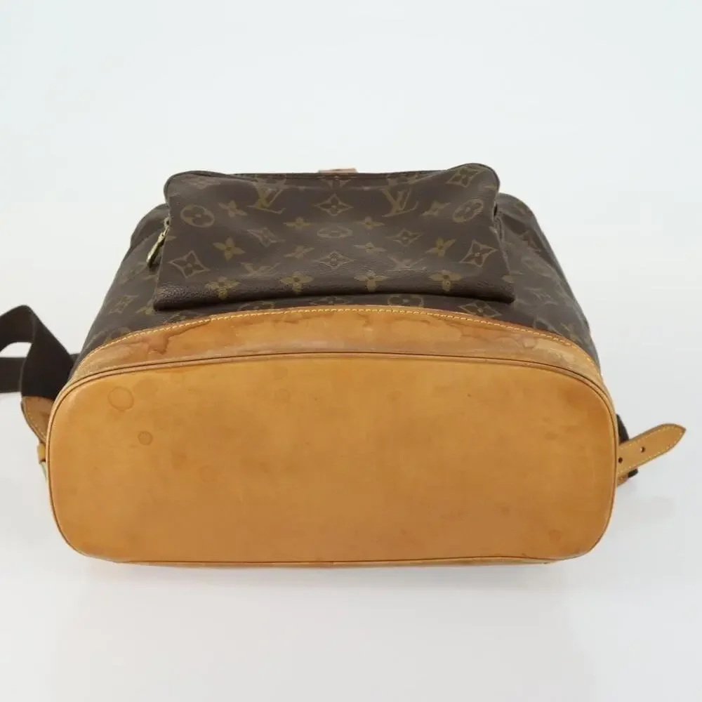 Louis Vuitton Monogram Montsouris GM Backpack Brown
